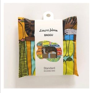 Three Baggu x Simone Johnson Cat Reusable Bags
